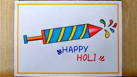 holi pichkari in english|holi pichkari drawing.